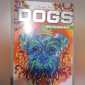 Kappa Designer Series Dogs Advanced Coloring Book - Brand New